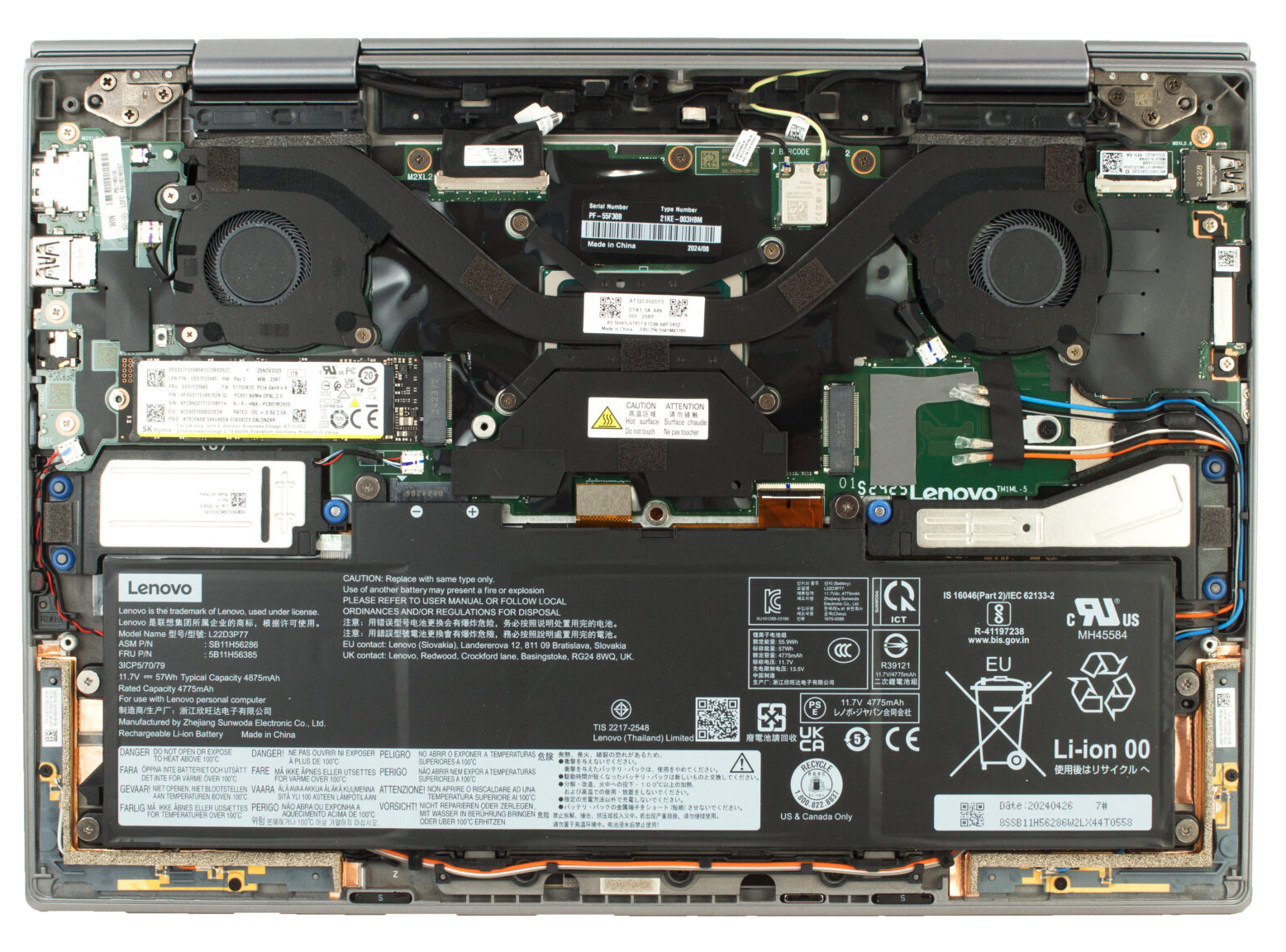 How to replace and fix Lenovo ThinkPad X1 YOGA 2-in-1 Gen 9 FHD LCD Rear Top Lid Back Cover A case (ThinkPad X1 2-in-1 Gen 9)